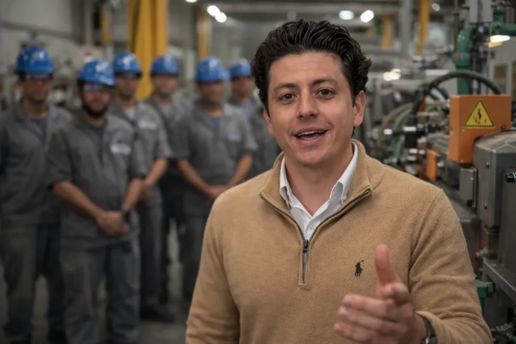 Valentim Neto realizando treinamento técnico conforme o Anexo II