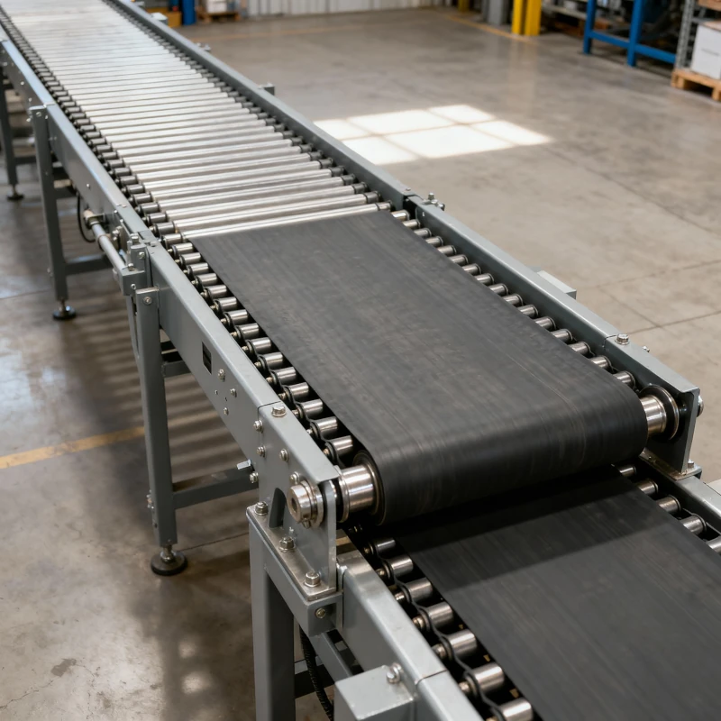 Transportador sem proteção